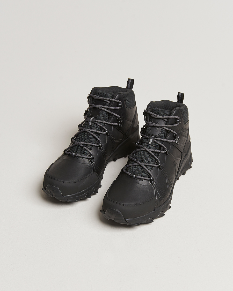 Columbia Peakfreak II Mid Outdry Leather Sneaker Black at