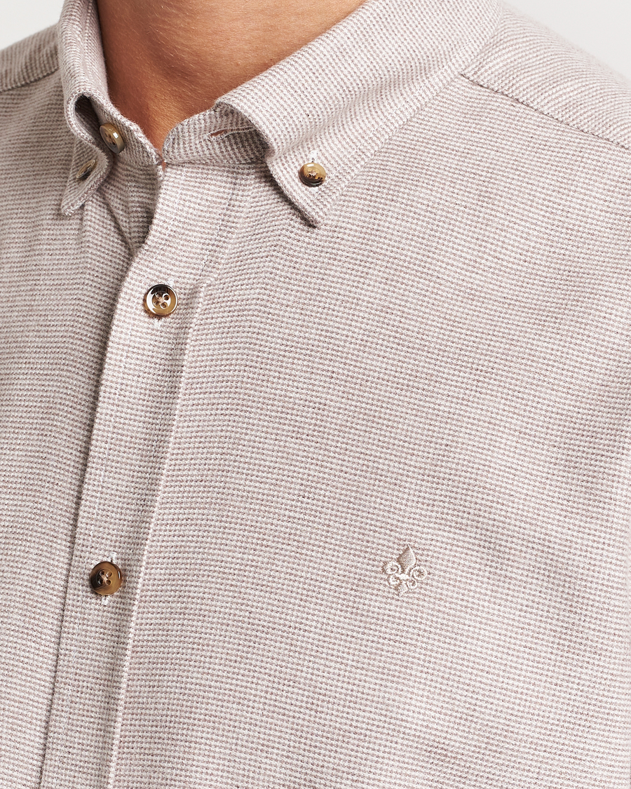 Men | Shirts | Morris | Flanell Check Shirt Khaki