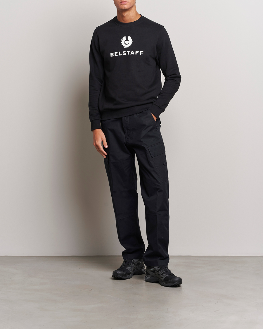 Belstaff Belstaff Signature Crewneck Black at CareOfCarl