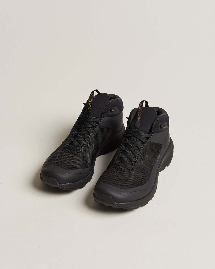 Arc'teryx Aerios FL Mid GoreTex Boots Black at CareOfCarl.com