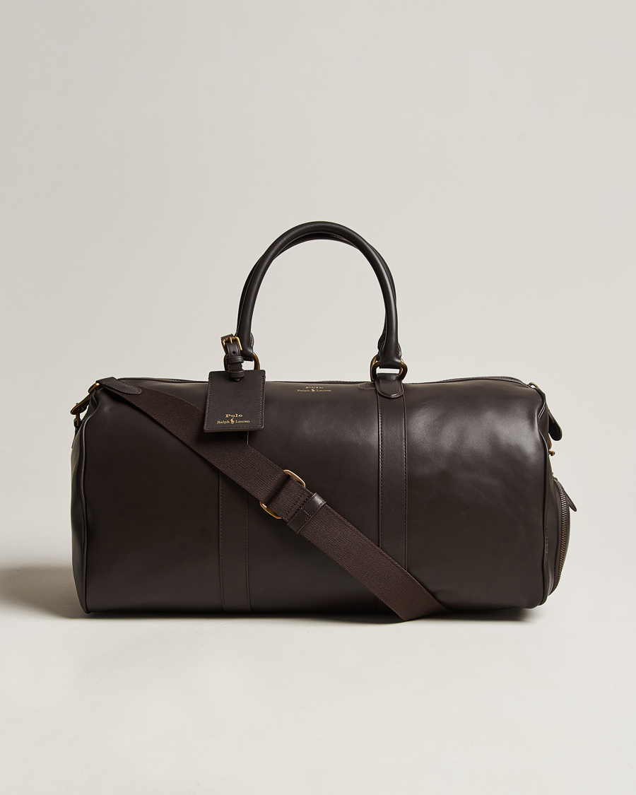 Polo duffle bag discount leather