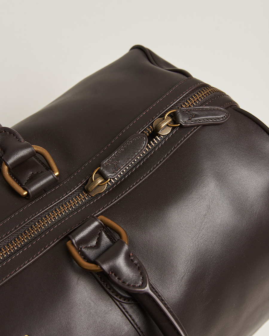 Dark brown deals leather bag