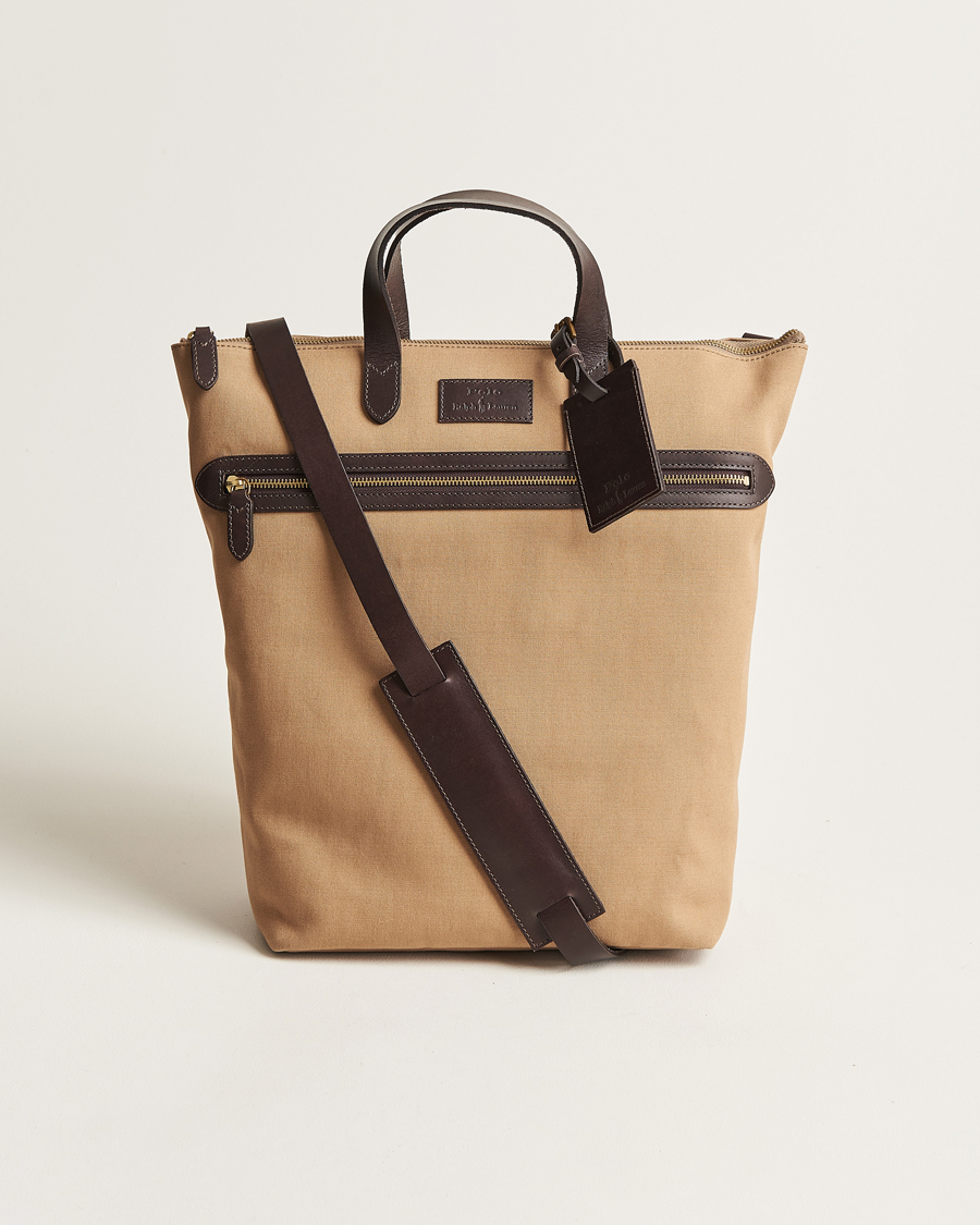 Tan canvas hotsell tote bag