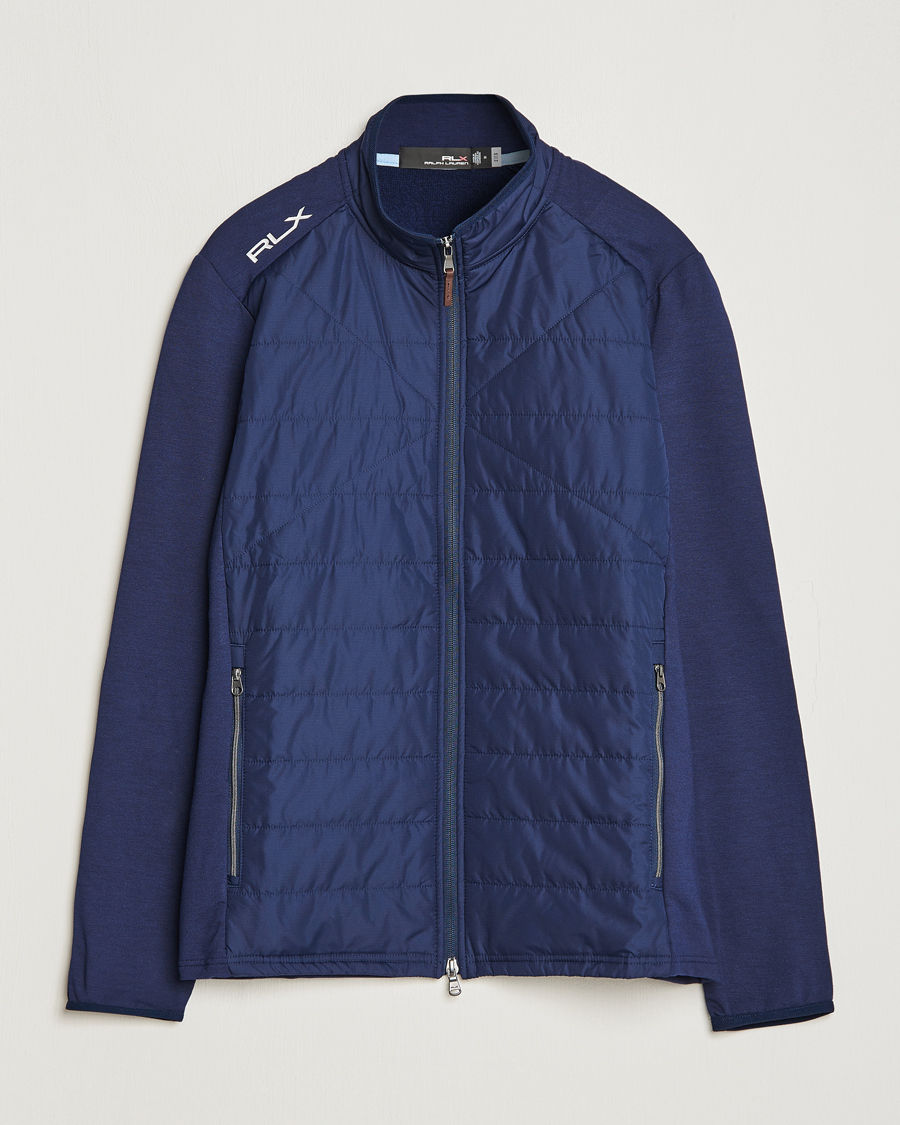 RLX Ralph Lauren Performance Wool Full Zip French Navy at