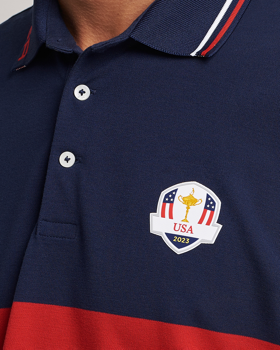 Men | Polo Shirts | RLX Ralph Lauren | Ryder Cup Pique Pure White/Multi