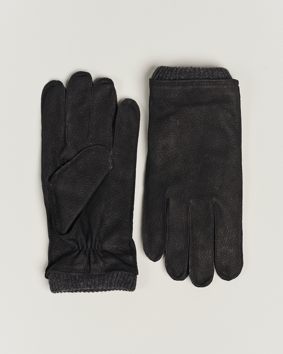 Polo Ralph Lauren Leather Gloves Black at CareOfCarl.com