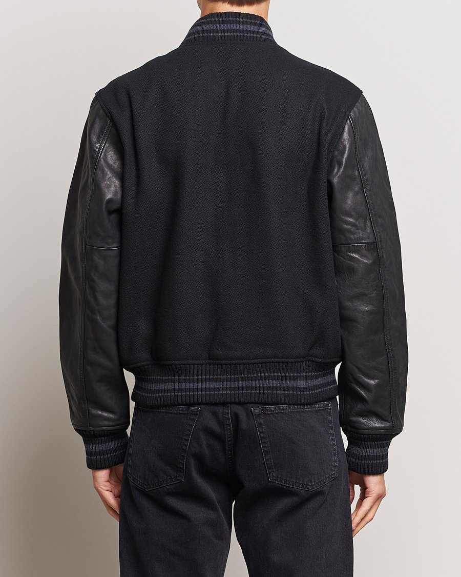 Ralph lauren clearance black bomber jacket