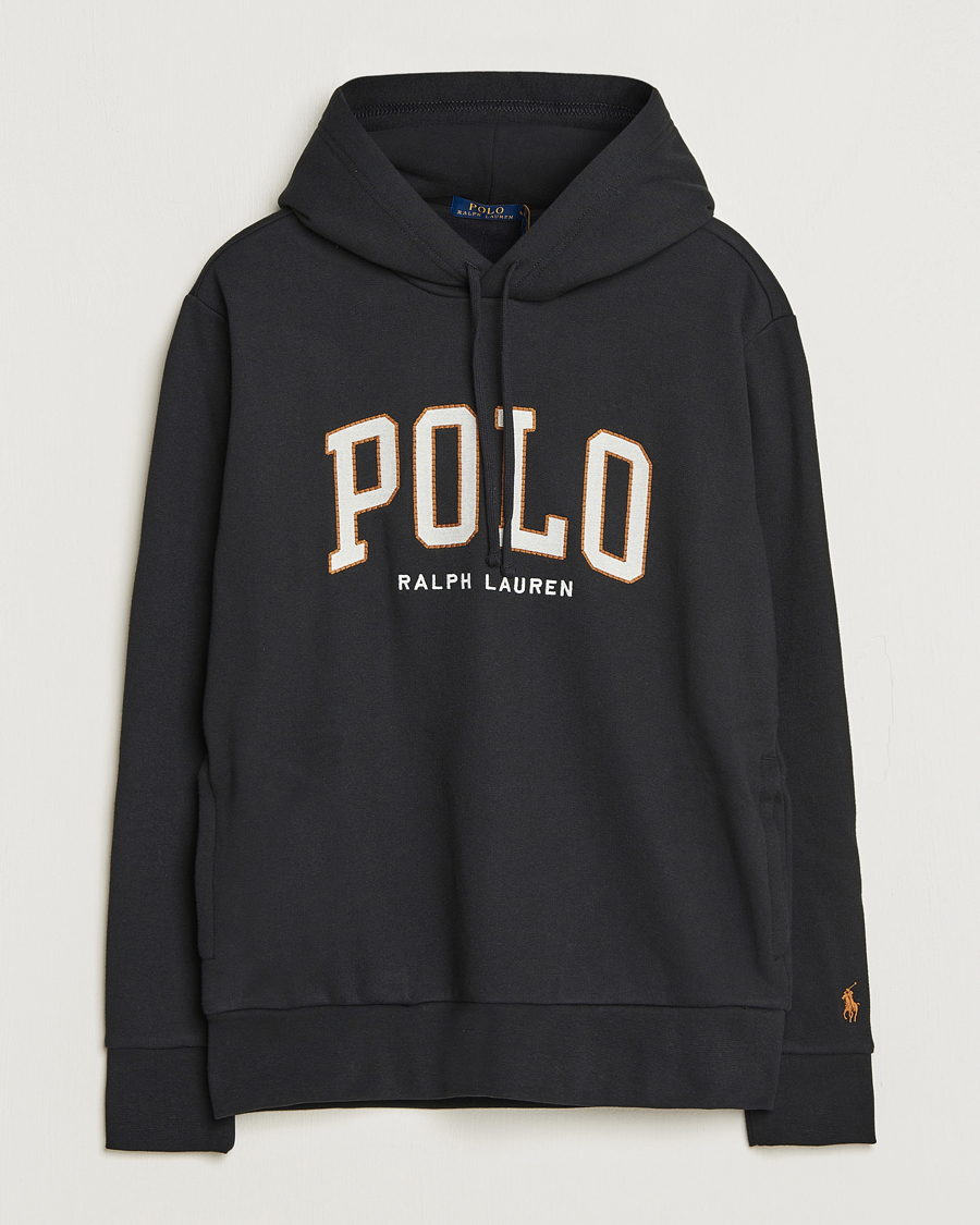 Black and clearance gold polo hoodie