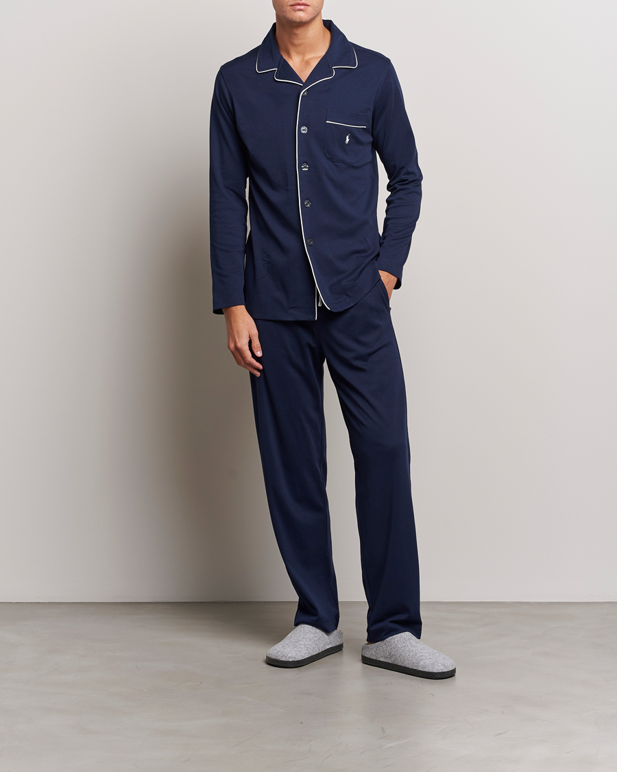 Polo Ralph Lauren Pyjama Lounge Set Cruise Navy at CareOfCarl