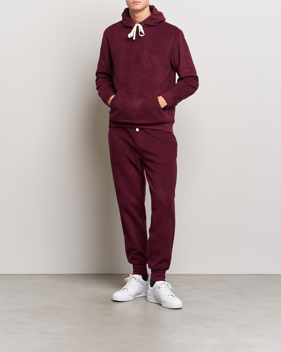 Burgundy polo shop jogging suit