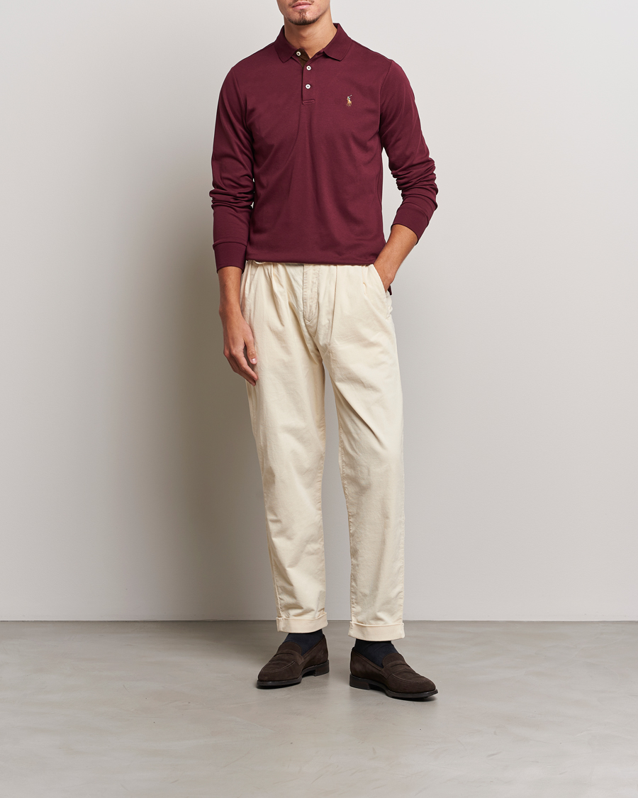 Ralph lauren pima cotton polo best sale long sleeve