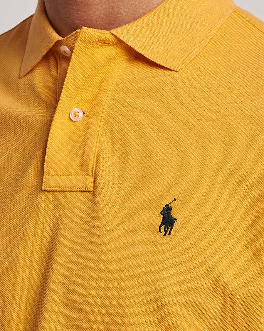 Gold ralph lauren store polo shirt