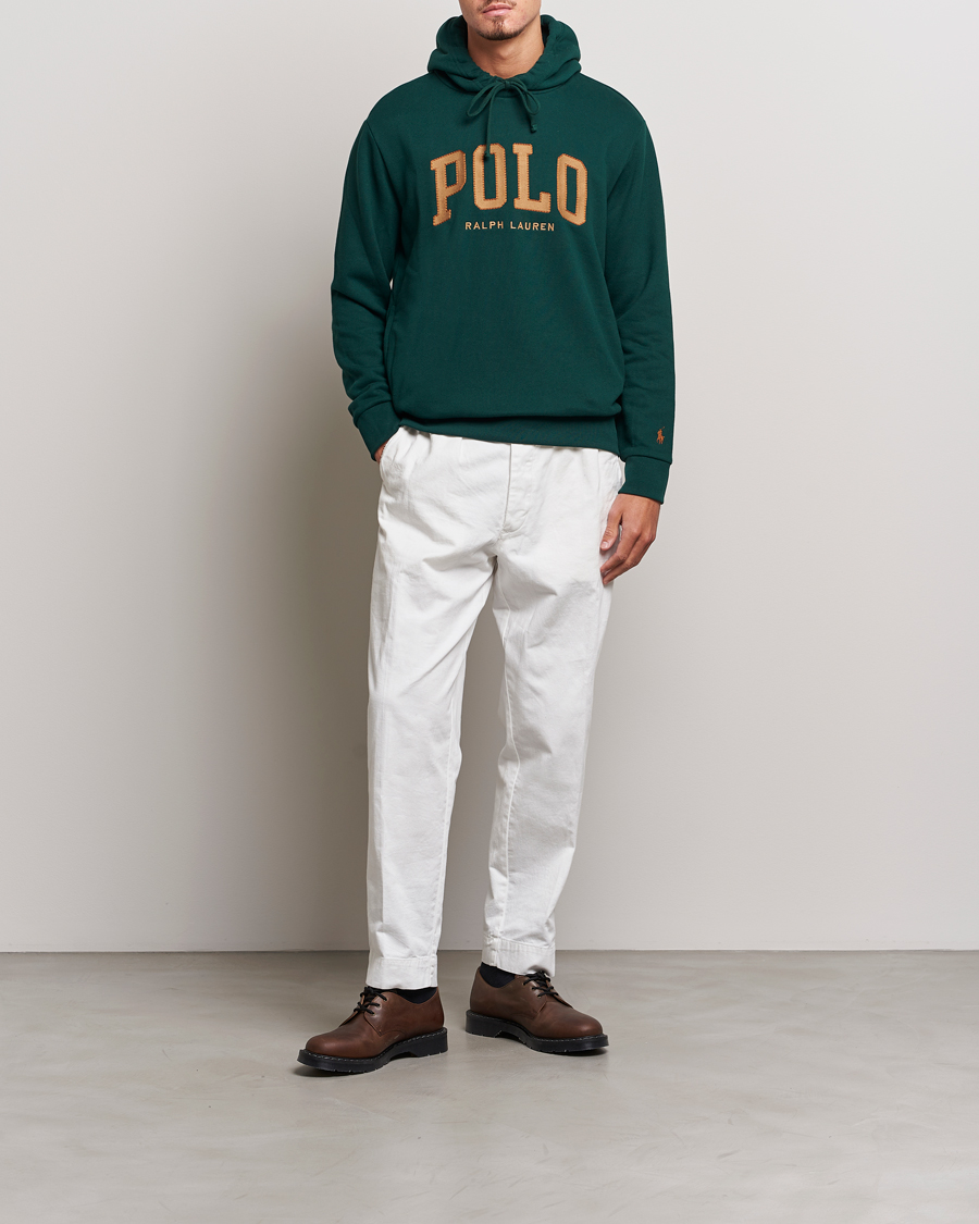 Polo Ralph Lauren player logo vintage fleece button neck sweatshirt in  winter cream