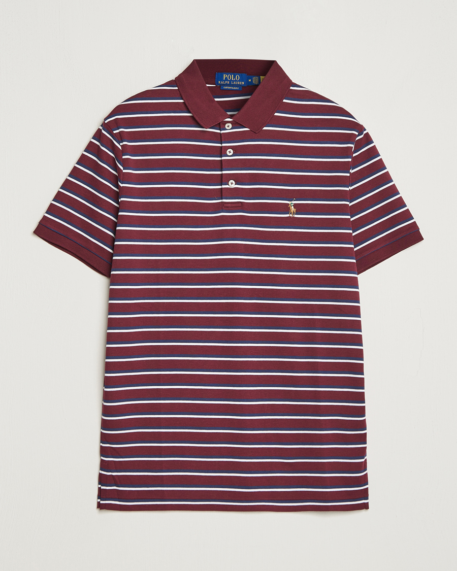 Striped hotsell mens polo