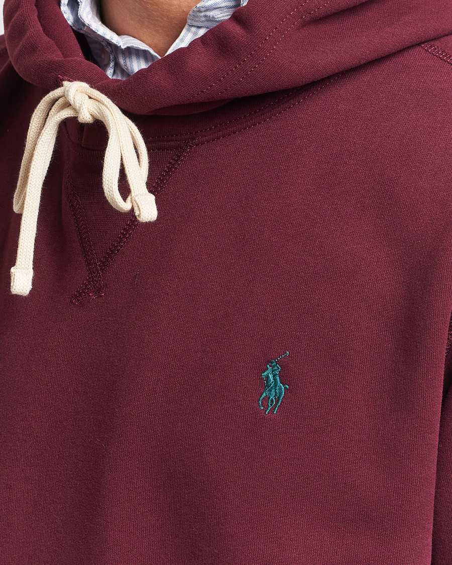 Maroon ralph outlet lauren hoodie