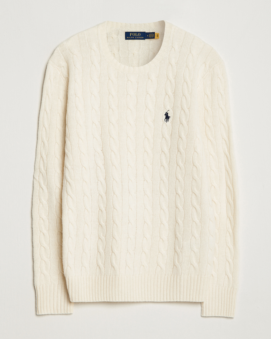 Polo Ralph Lauren Wool/Cashmere Cable Crew Neck Pullover Andover