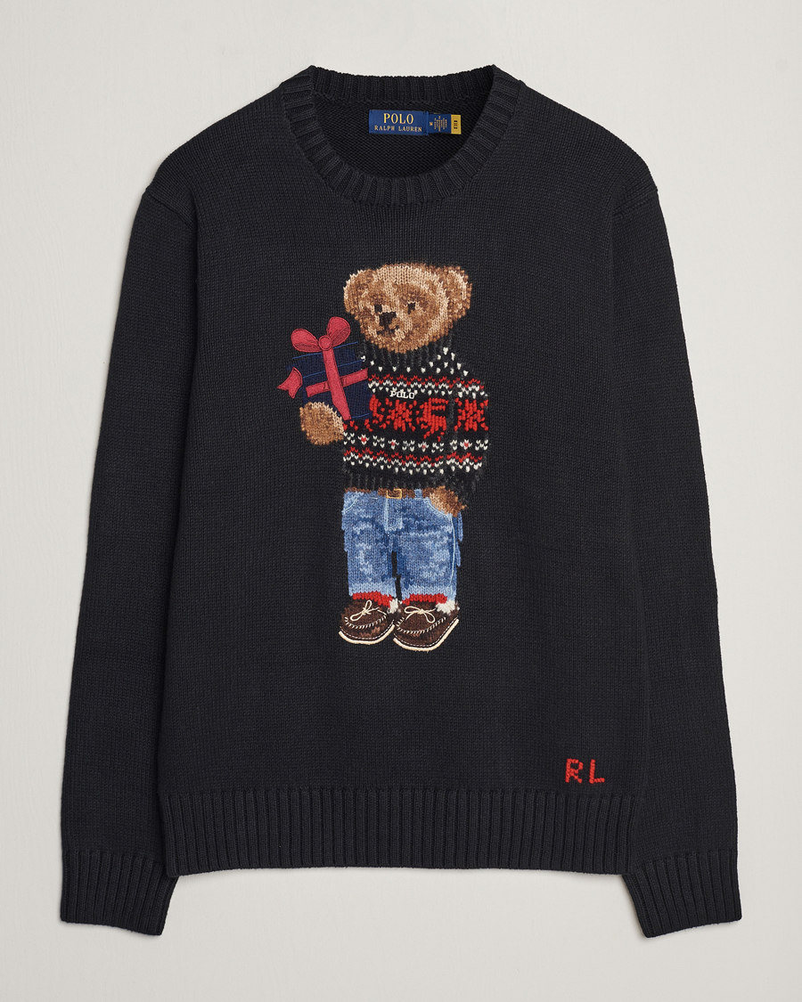 Ralph lauren hiking bear sweater hotsell