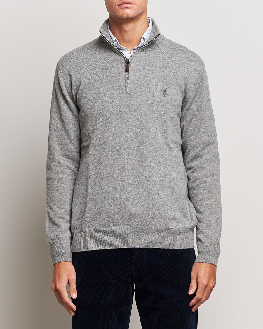 Ralph lauren men's zip on sale sweater