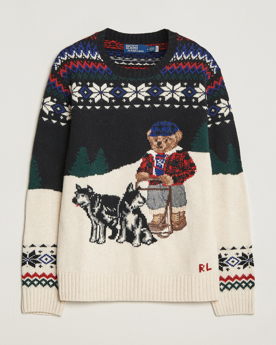 Polo Ralph Lauren Wool Snowflake Sweater Multi at CareOfCarl