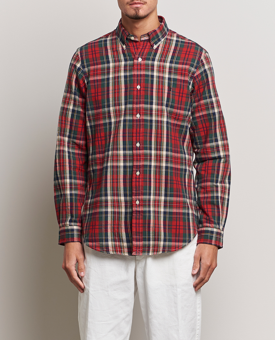 Ralph lauren red deals button down shirt