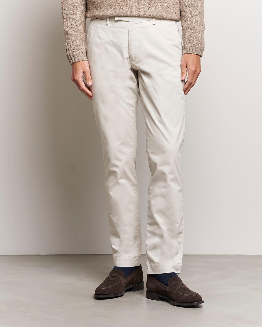 Polo Ralph Lauren Slim Fit Stretch Chinos Dove Grey at CareOfCarl.com