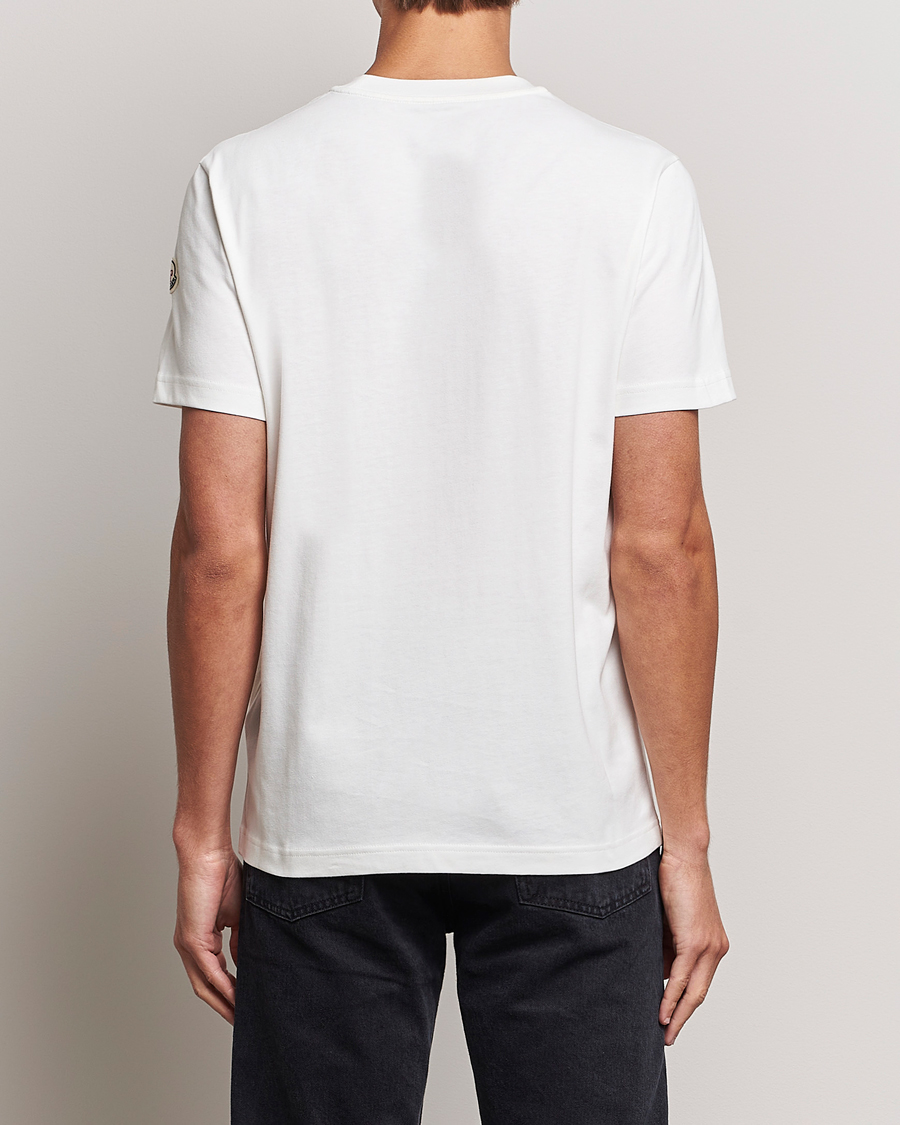 Moncler Embossed Logo T-shirt White at CareOfCarl.com