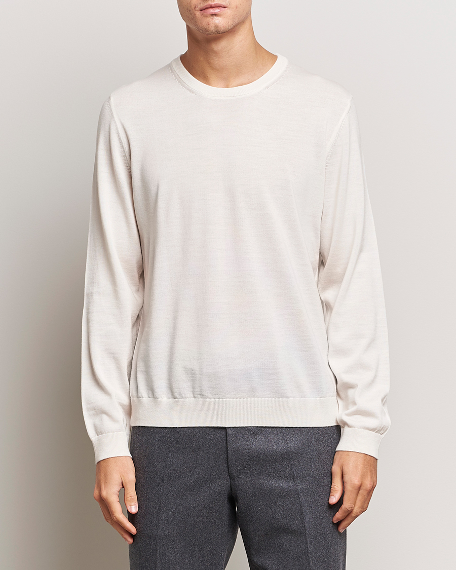 BOSS Open ORANGE Kanovano Sweater Knitted at White