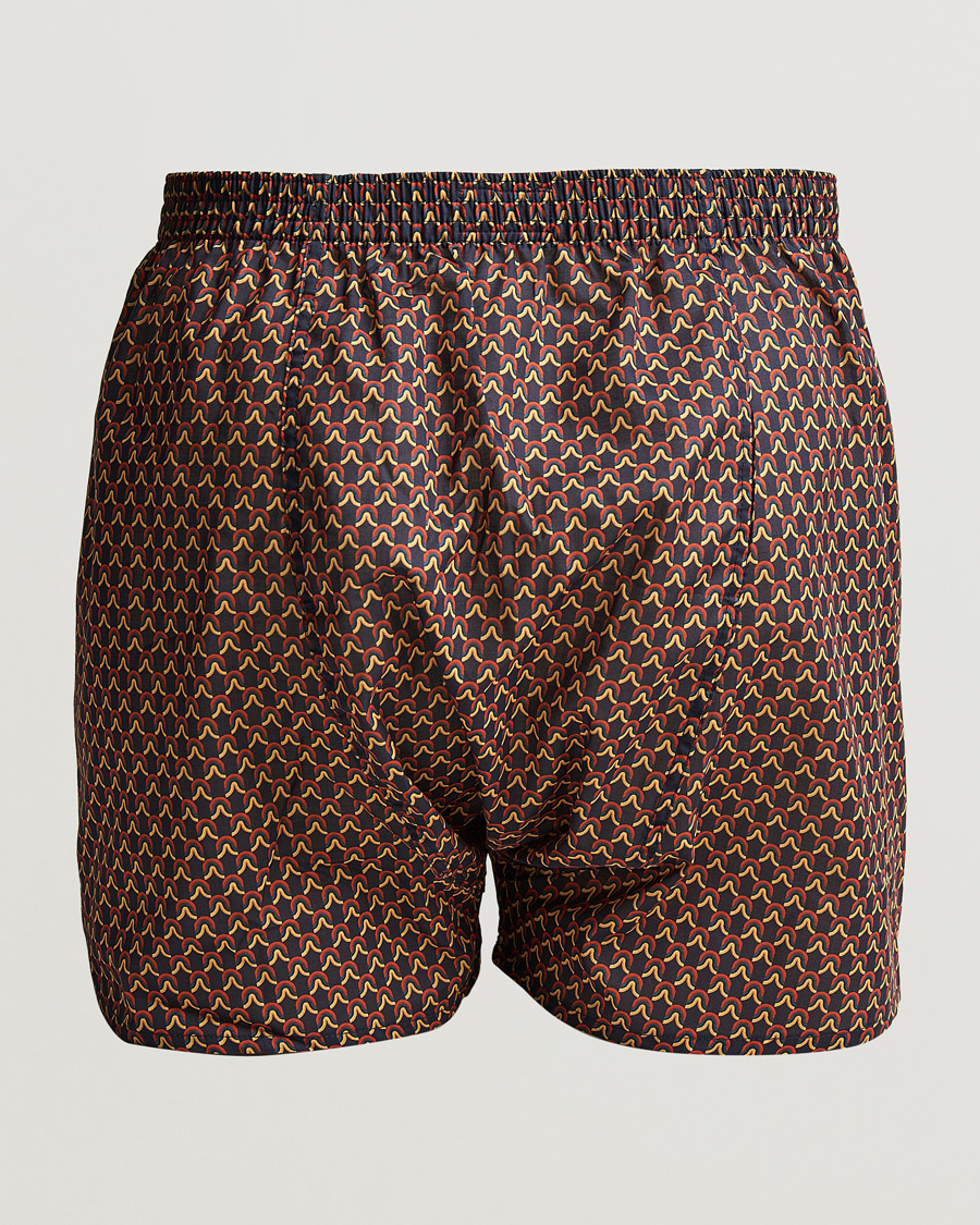 Woven cotton boxer store shorts