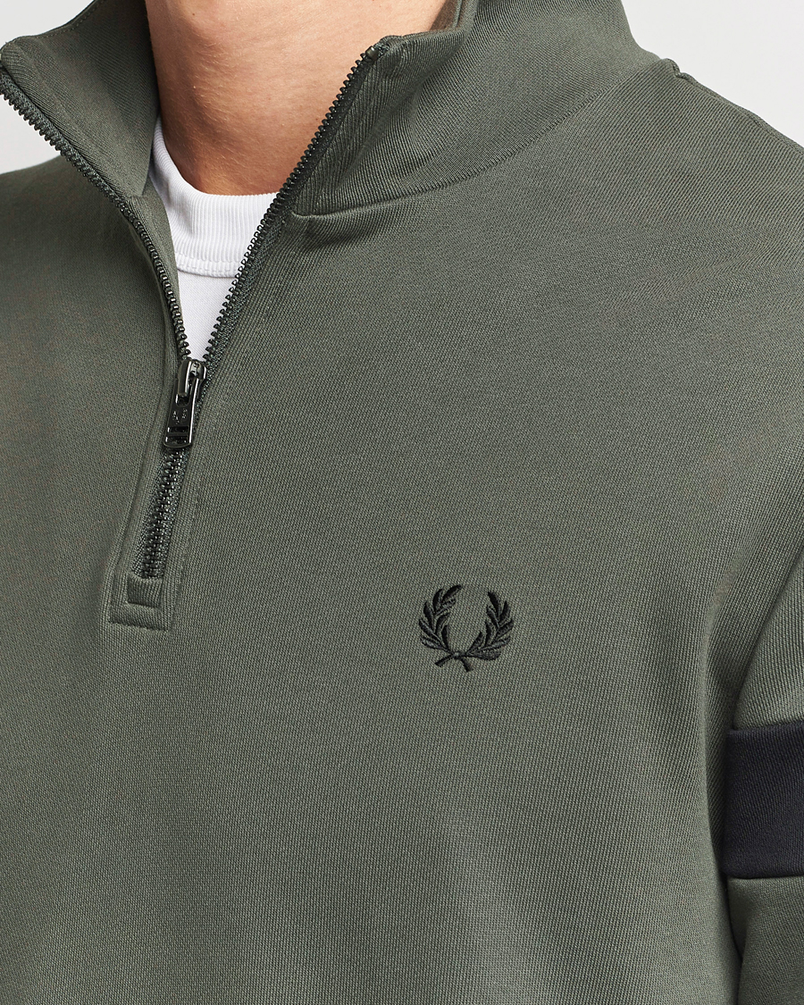 Fred perry half zip on sale sweatshirt