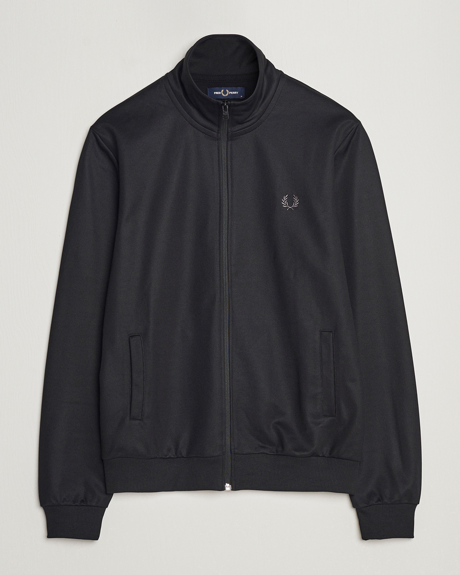 Fred Perry Track Jacket Black at CareOfCarl.com