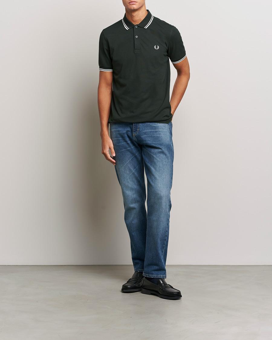 Fred Perry Twin deals Tipped Polo Black Grey Yellow XXL