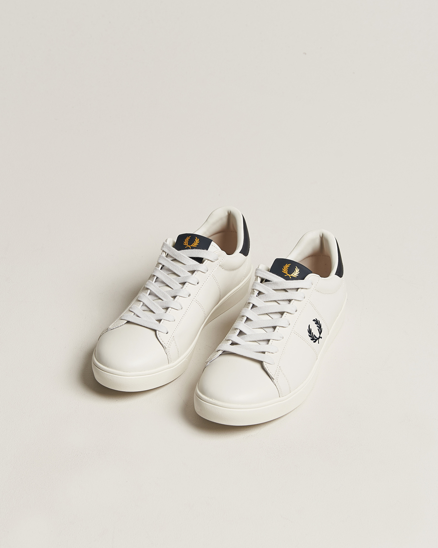 Fred perry best sale leather sneakers