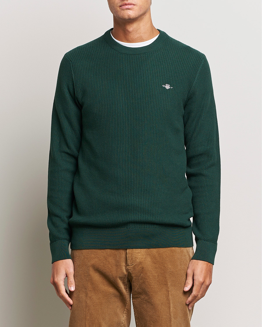 Kanovano ORANGE Open BOSS Knitted Sweater at Green