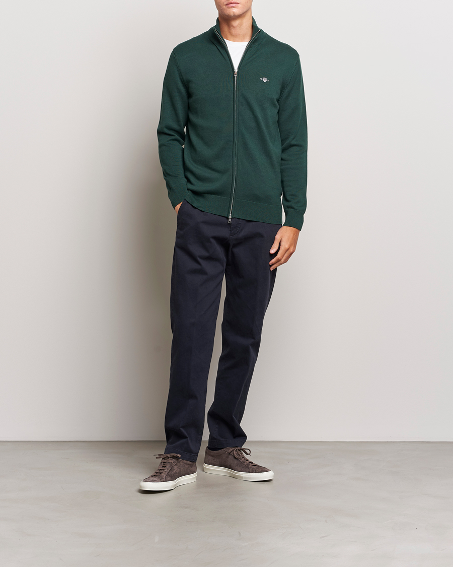 Gant lightweight clearance cotton zip cardigan