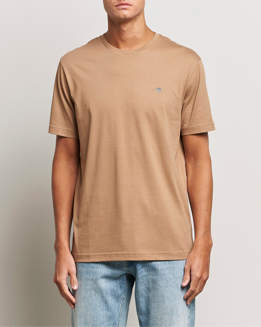 Men |  | GANT | The Original T-Shirt Warm Khaki