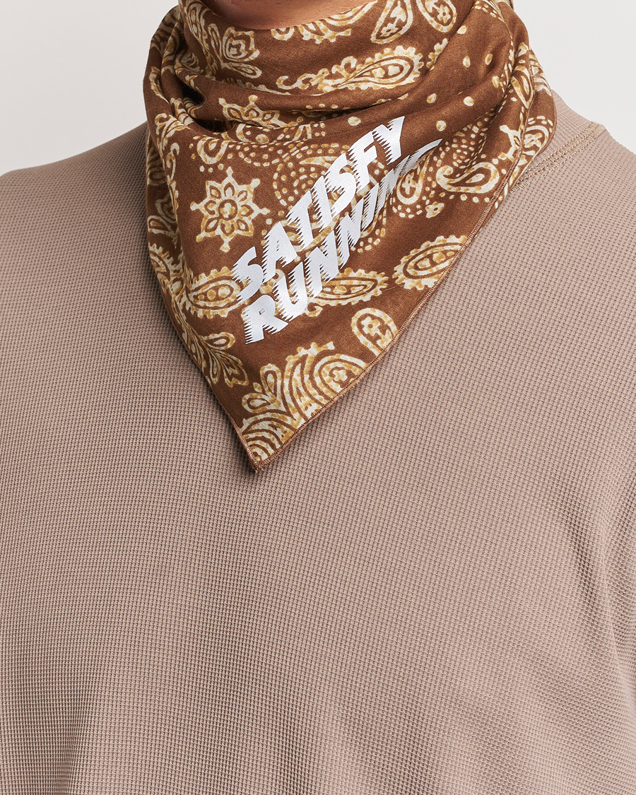 Satisfy Japanese Cotton Bandana Brown at CareOfCarl.com