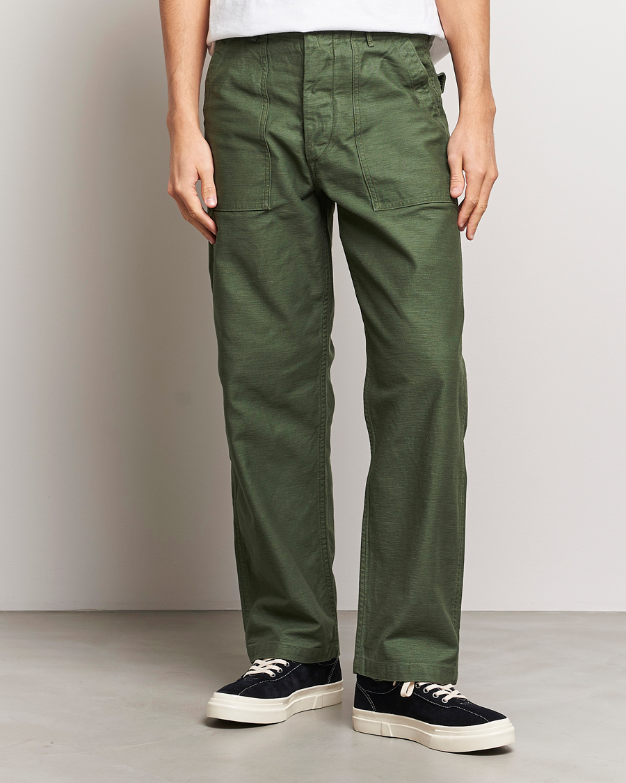 RRL Army Utility Pants Brewster Green at CareOfCarl.com