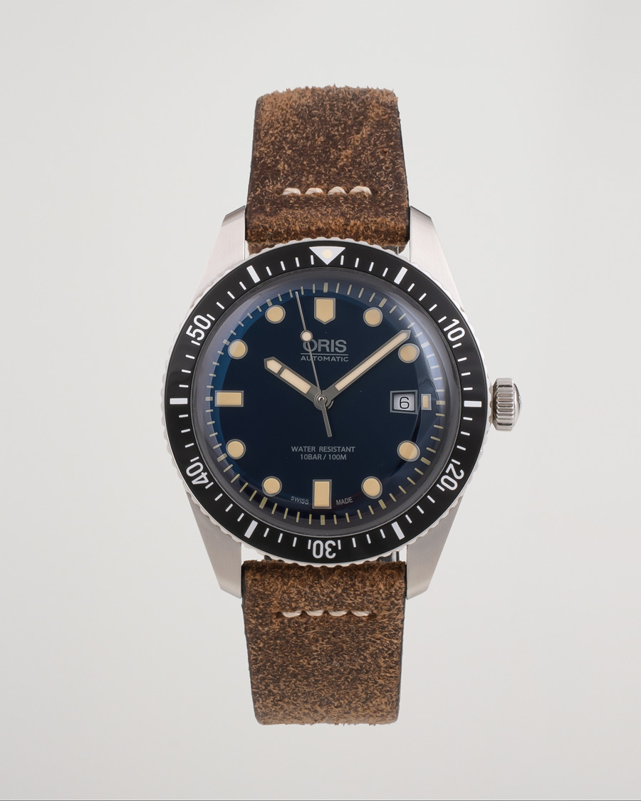 Oris Pre Owned Divers Sixty Five Steel Blue at CareOfCarl