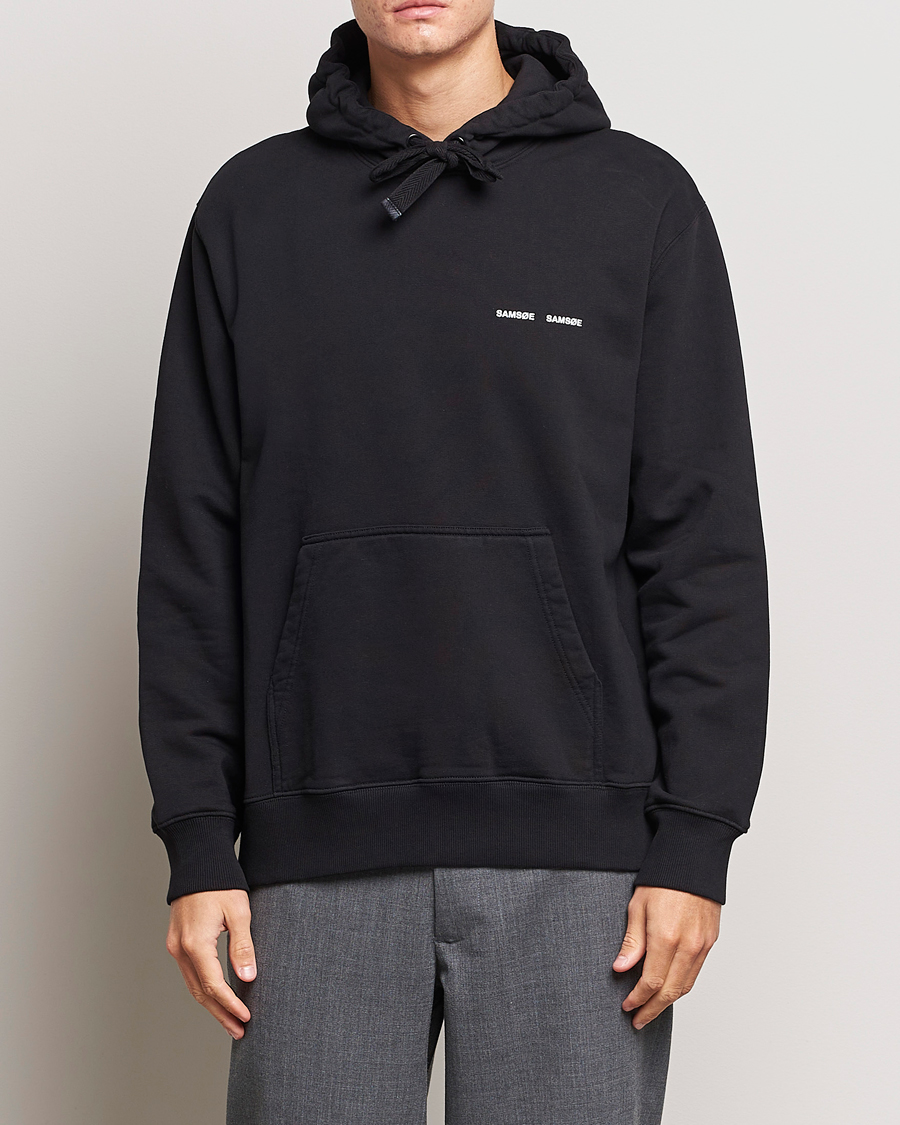 Samsoe & Samsoe NORSBRO HOODIE - Hoodie - black メンズ-