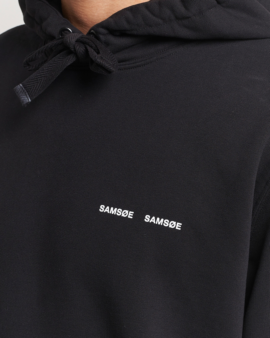 Samsoe & Samsoe NORSBRO HOODIE - Hoodie - black メンズ-