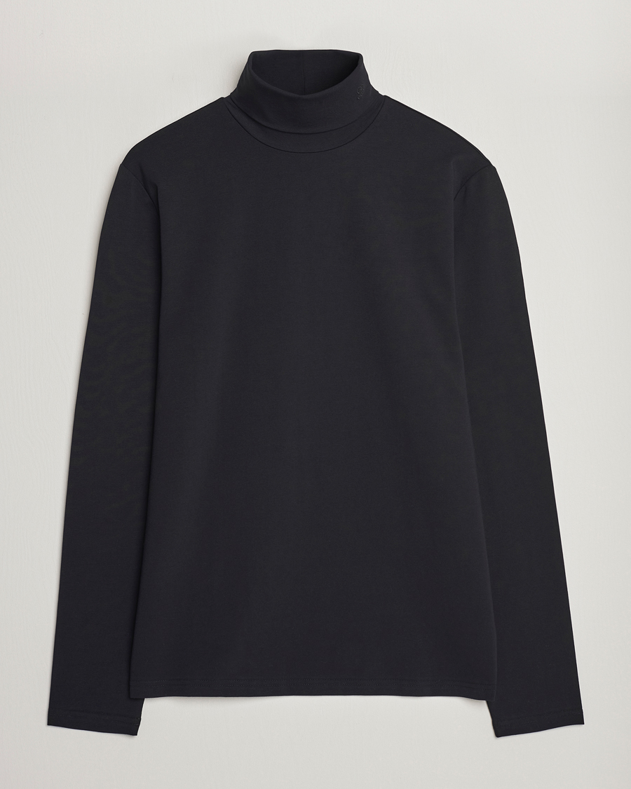 Black turtleneck mens clearance uniqlo