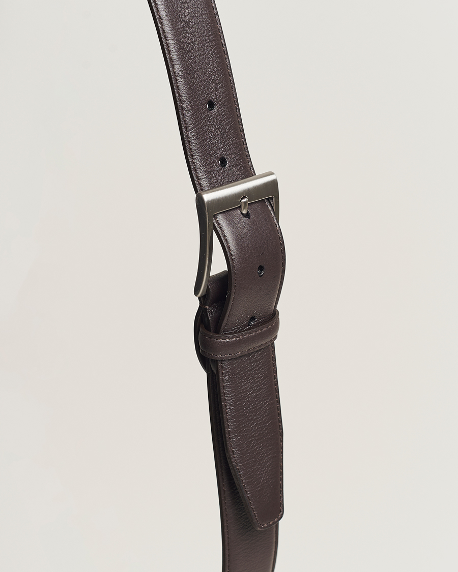 純正購入 CANALI Leather Belt カナーリ レザーベルト - 小物