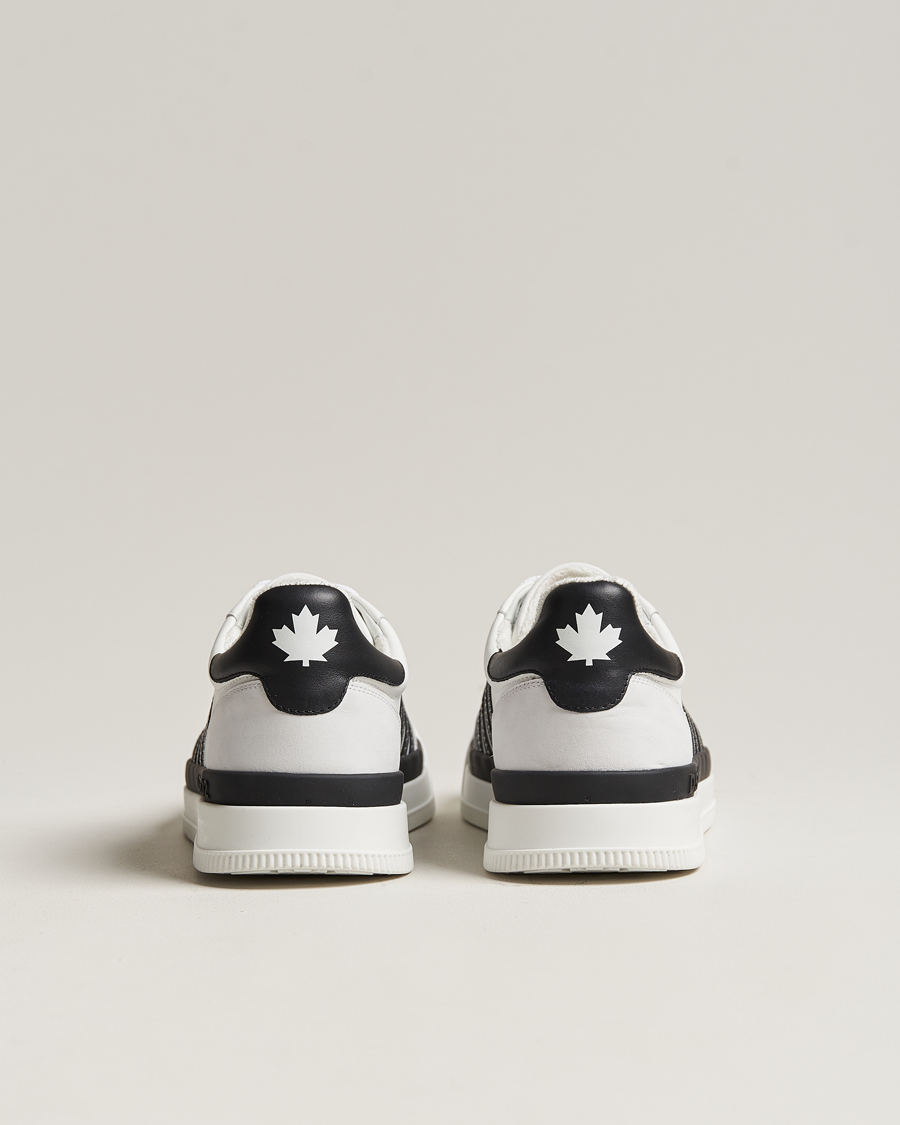 Dsquared2 Kids logo-print leather sneakers - White