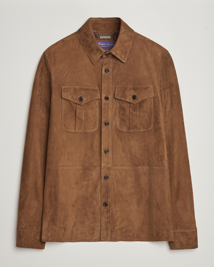 Ralph lauren purple label suede jacket hotsell