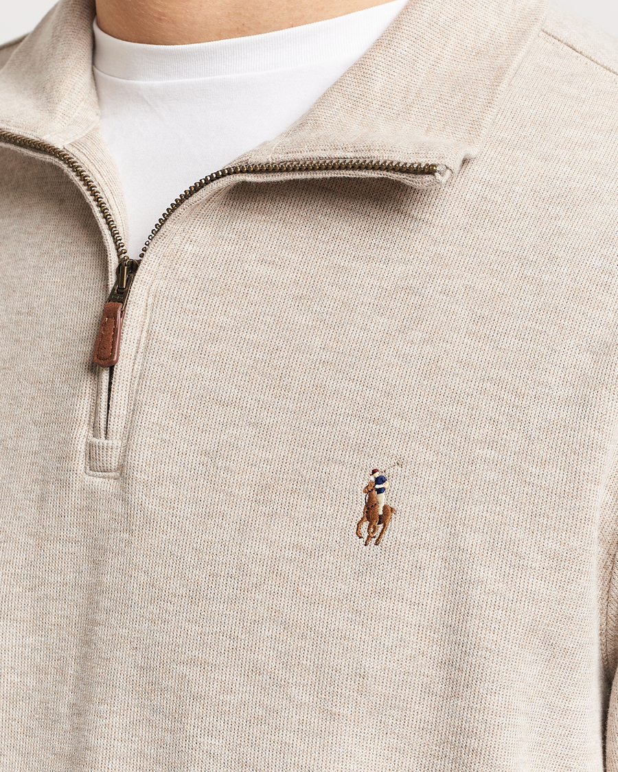 Polo Ralph Lauren Mens RL Red Mockneck Fleece Jacket $148