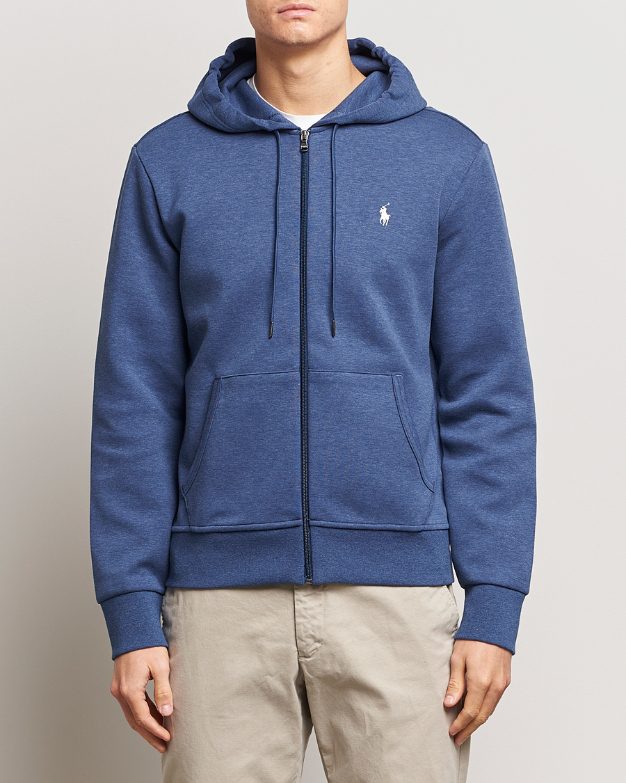 Polo Ralph Lauren Tech Performance Full Zip Hoodie Navy at