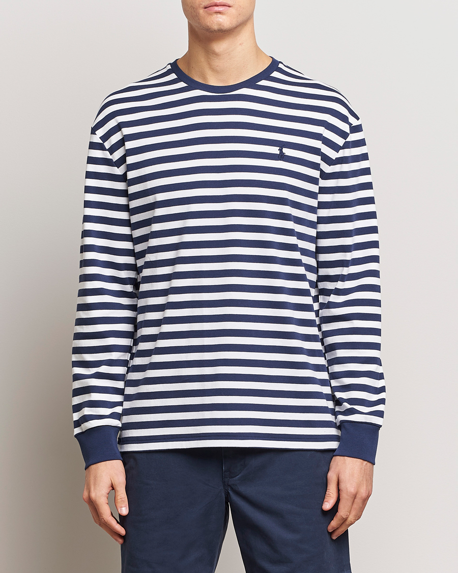 Ralph lauren long sleeve striped polo on sale