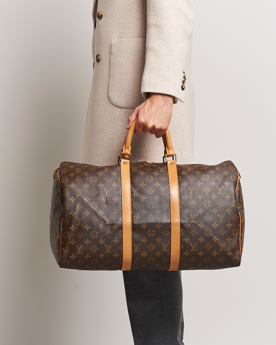 Louis Vuitton Personalised Keepall 50 ○ Labellov ○ Buy and Sell Authentic  Luxury