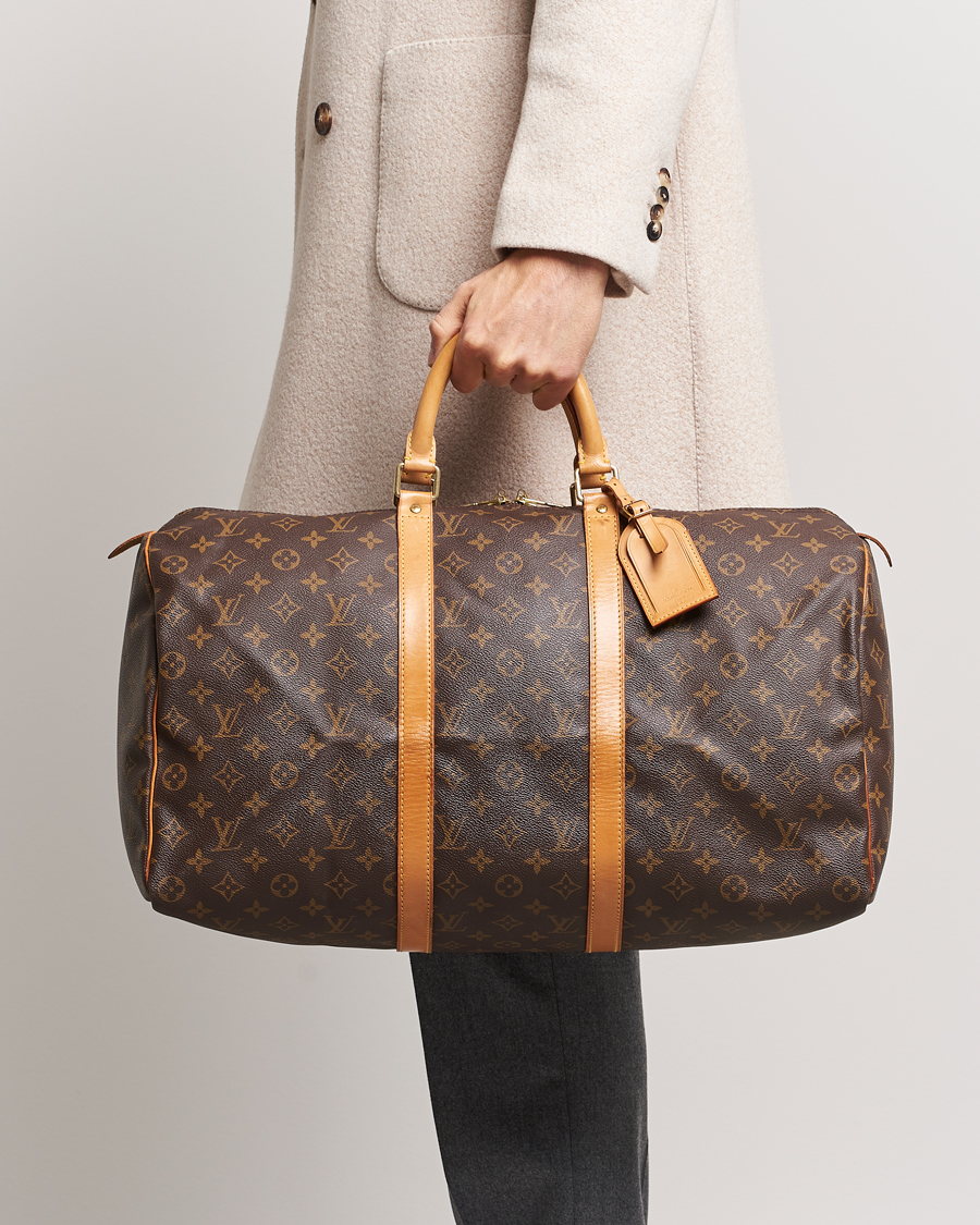 Louis Vuitton Pre-Owned Keepall 50 Bag Monogram at CareOfCarl.com