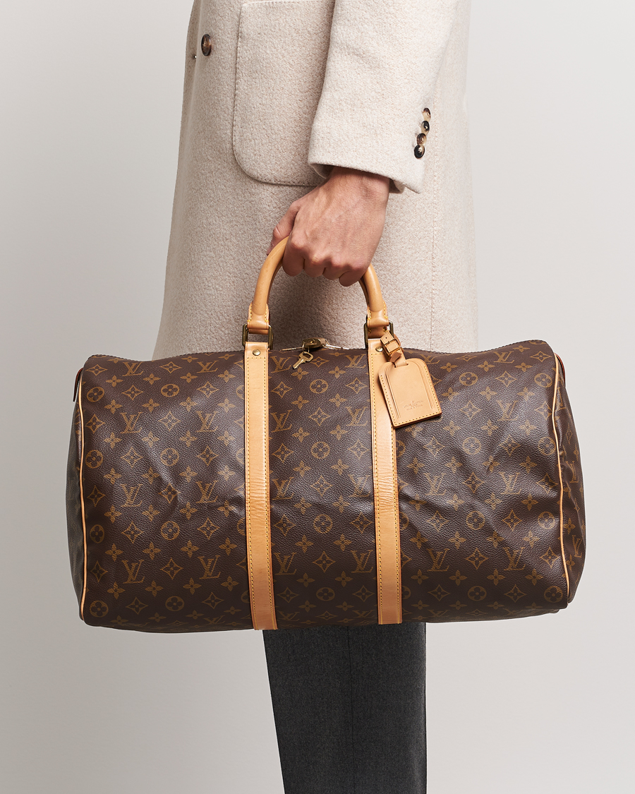 Louis Vuitton Pre-Owned Keepall 50 Bag Monogram at CareOfCarl.com